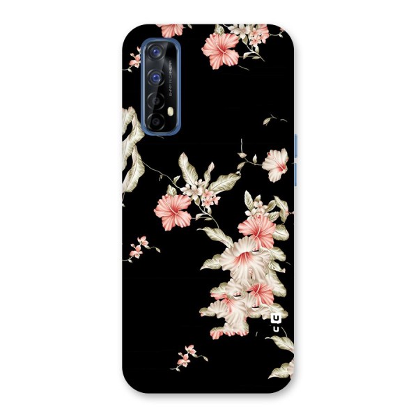 Black Floral Back Case for Realme 7