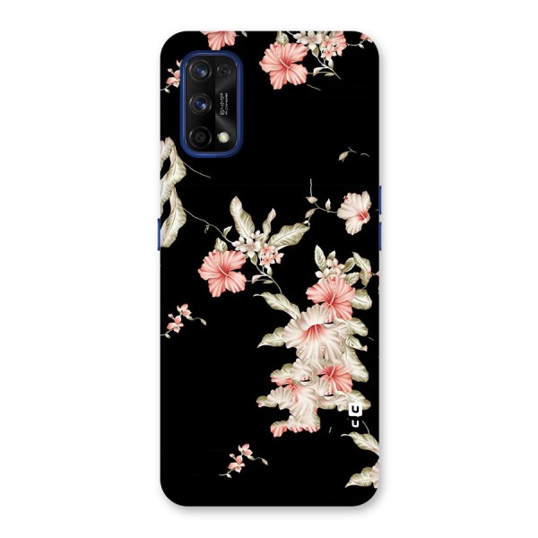 Black Floral Back Case for Realme 7 Pro