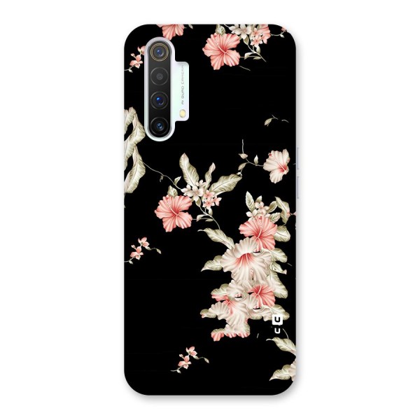 Black Floral Back Case for Realme X3