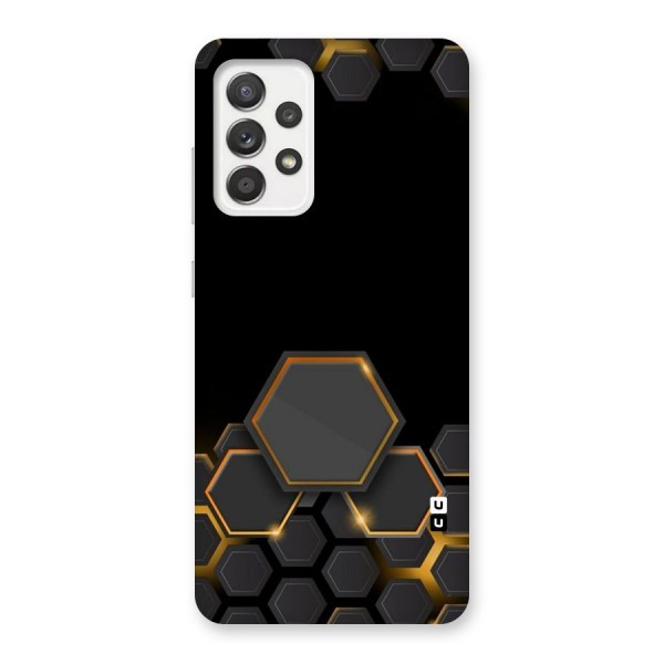 Black Gold Hexa Back Case for Galaxy A52