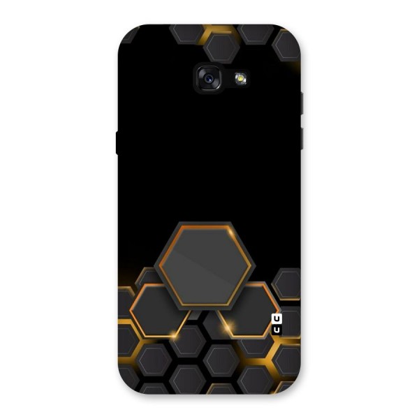 Black Gold Hexa Back Case for Galaxy A7 (2017)