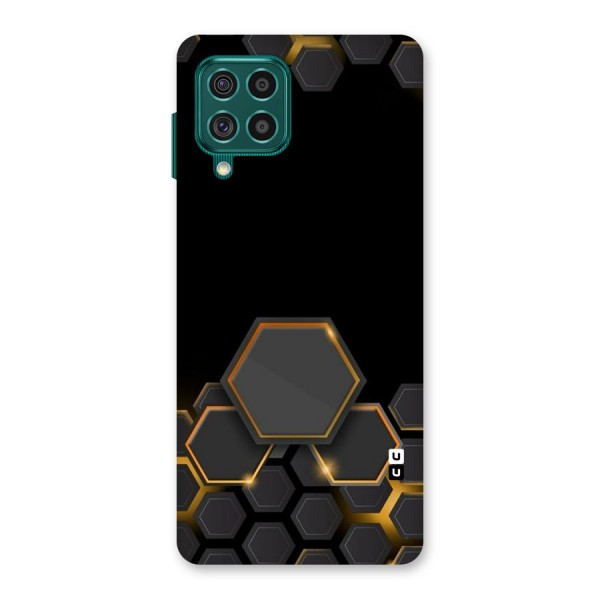 Black Gold Hexa Back Case for Galaxy F62