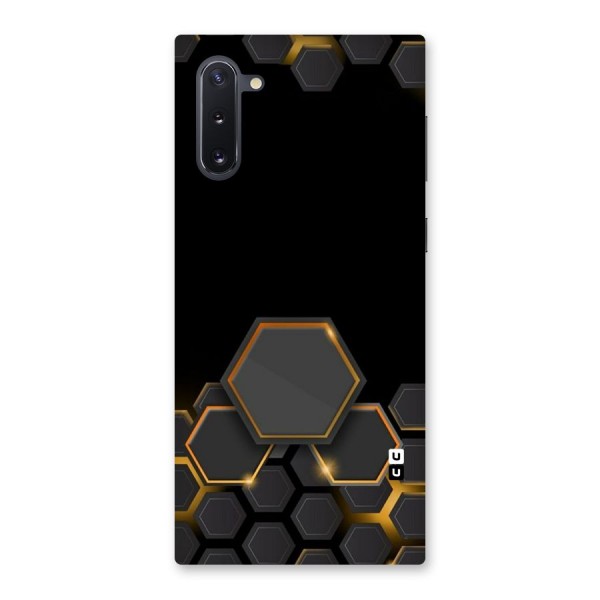 Black Gold Hexa Back Case for Galaxy Note 10