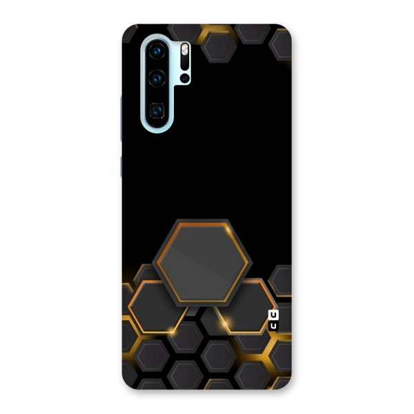 Black Gold Hexa Back Case for Huawei P30 Pro