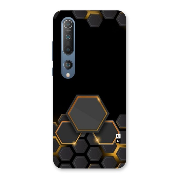 Black Gold Hexa Back Case for Mi 10