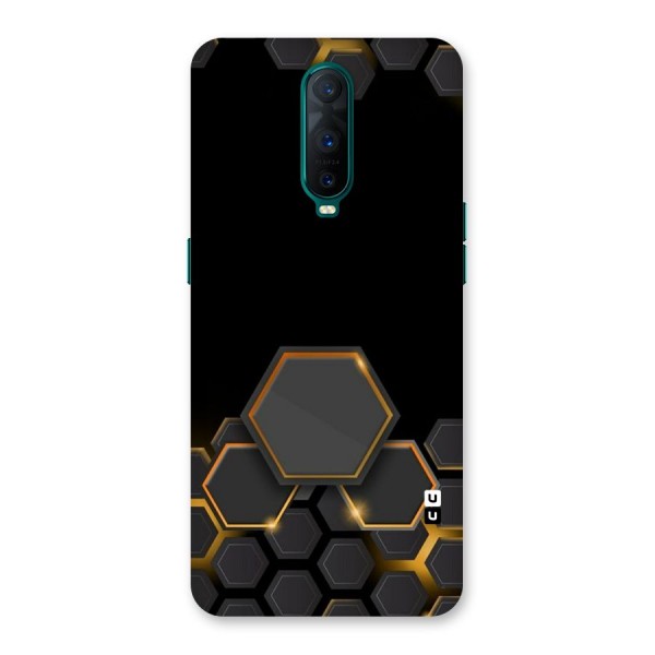 Black Gold Hexa Back Case for Oppo R17 Pro