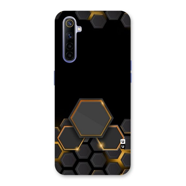 Black Gold Hexa Back Case for Realme 6