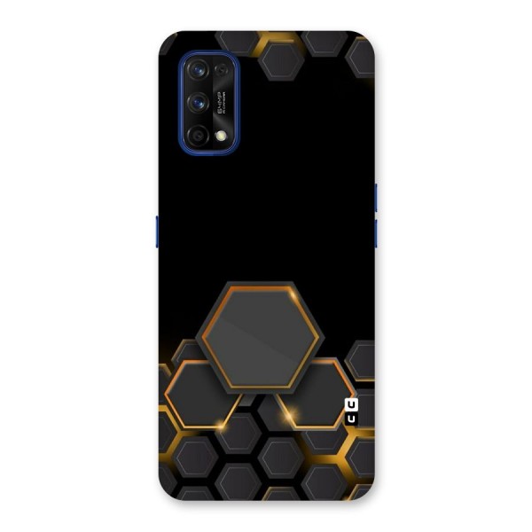 Black Gold Hexa Back Case for Realme 7 Pro