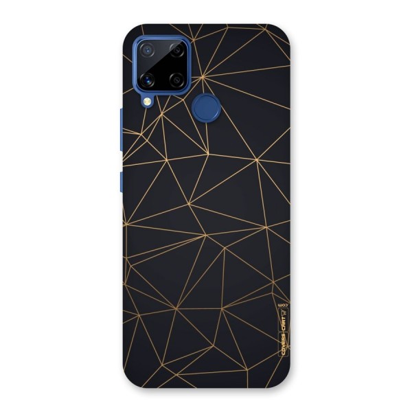 Black Golden Lines Back Case for Realme C12