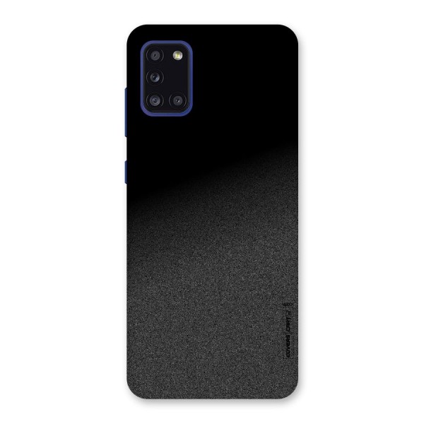 Black Grey Noise Fusion Back Case for Galaxy A31