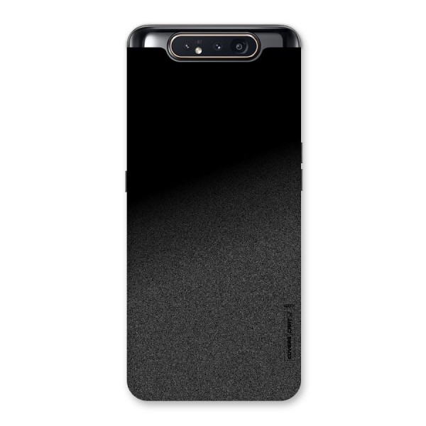 Black Grey Noise Fusion Back Case for Galaxy A80