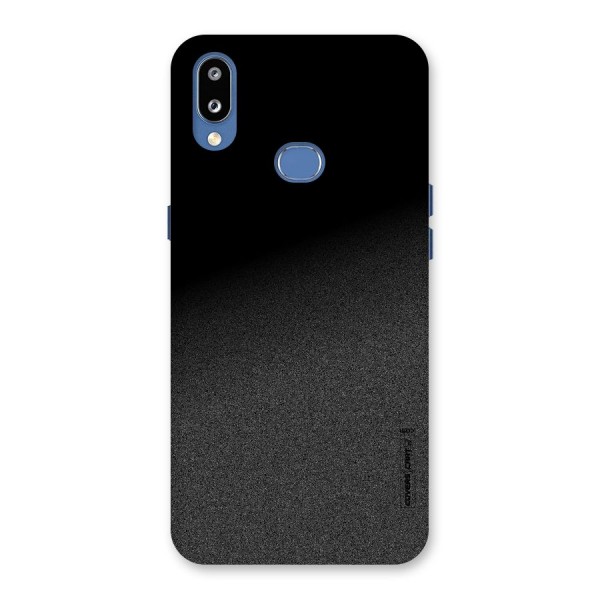 Black Grey Noise Fusion Back Case for Galaxy M01s