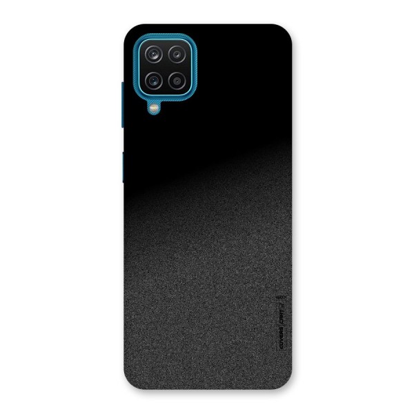 Black Grey Noise Fusion Back Case for Galaxy M12