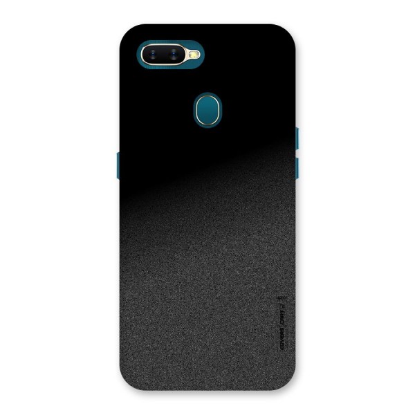 Black Grey Noise Fusion Back Case for Oppo A12