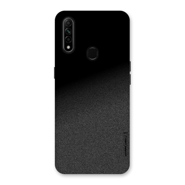 Black Grey Noise Fusion Back Case for Oppo A31