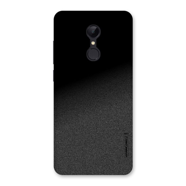 Black Grey Noise Fusion Back Case for Redmi 5