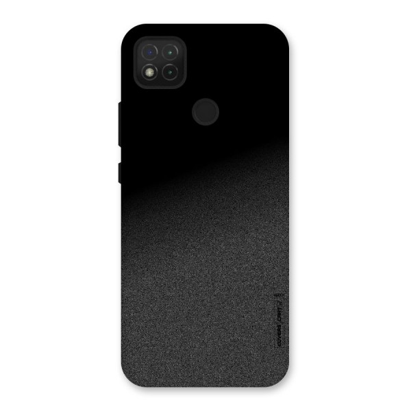 Black Grey Noise Fusion Back Case for Redmi 9C