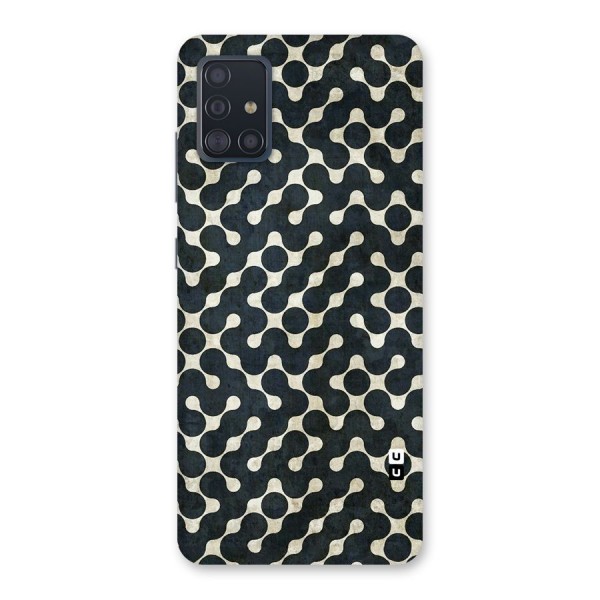 Black Maze Design Back Case for Galaxy A51