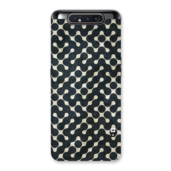 Black Maze Design Back Case for Galaxy A80