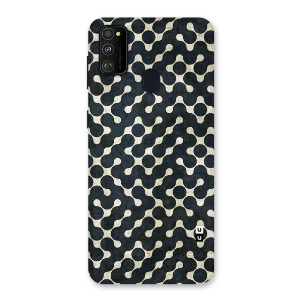 Black Maze Design Back Case for Galaxy M21