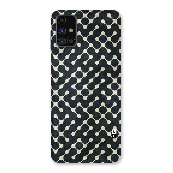 Black Maze Design Back Case for Galaxy M31s