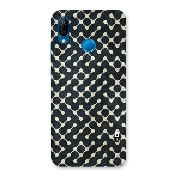 Black Maze Design Back Case for Huawei P20 Lite