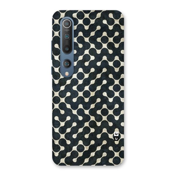 Black Maze Design Back Case for Mi 10