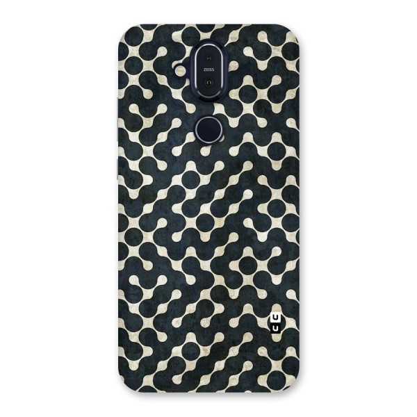 Black Maze Design Back Case for Nokia 8.1