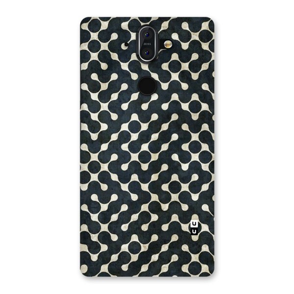 Black Maze Design Back Case for Nokia 8 Sirocco