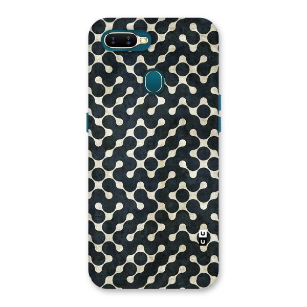 Black Maze Design Back Case for Oppo A12