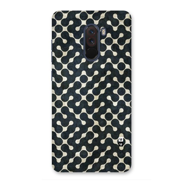 Black Maze Design Back Case for Poco F1