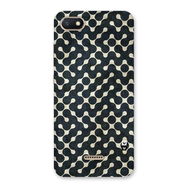 Black Maze Design Back Case for Redmi 6A