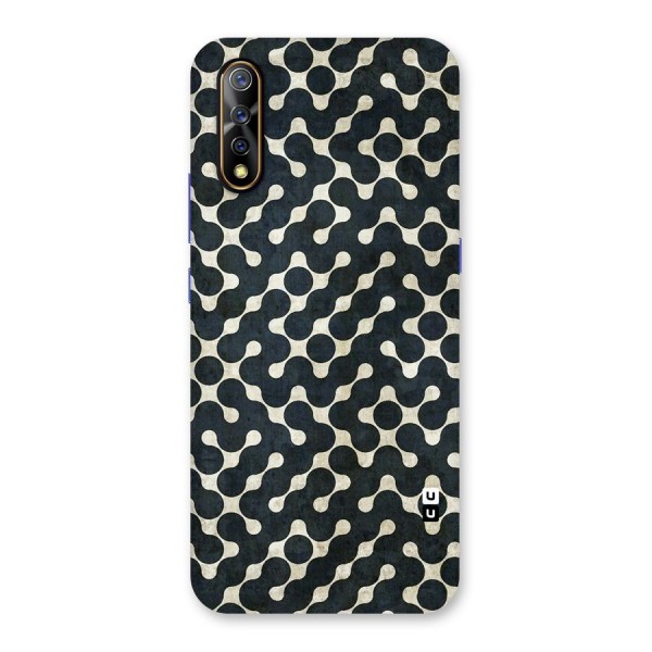 Black Maze Design Back Case for Vivo S1