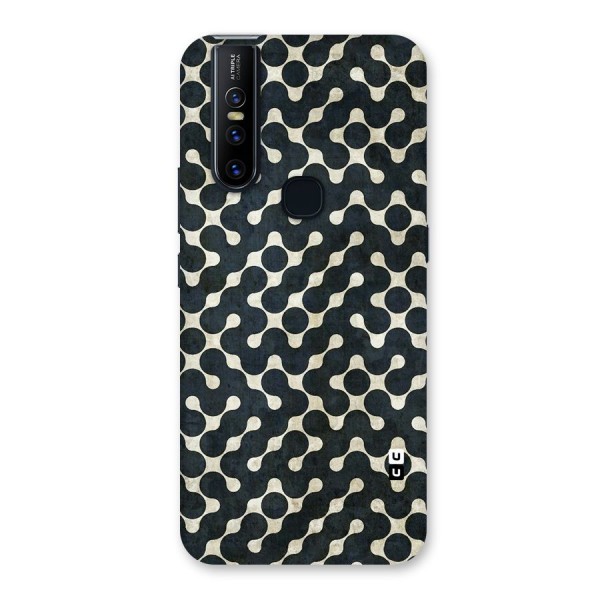 Black Maze Design Back Case for Vivo V15