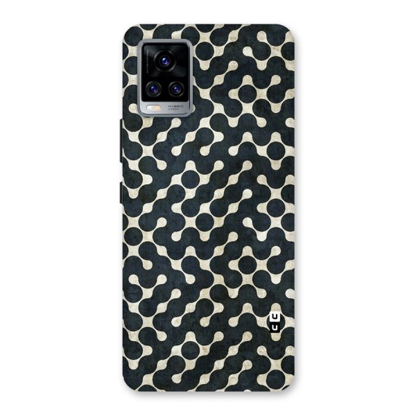 Black Maze Design Back Case for Vivo V20 Pro