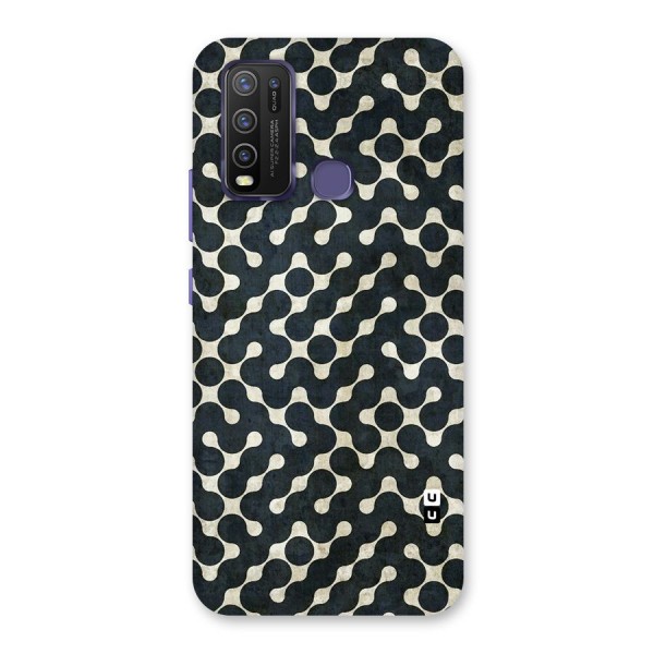 Black Maze Design Back Case for Vivo Y30