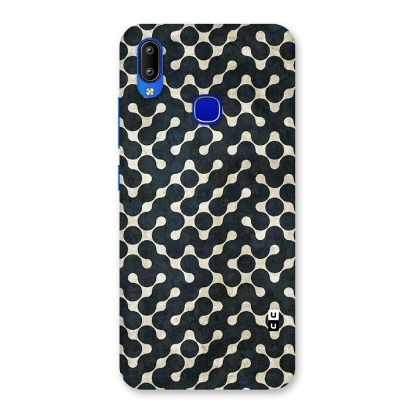 Black Maze Design Back Case for Vivo Y91