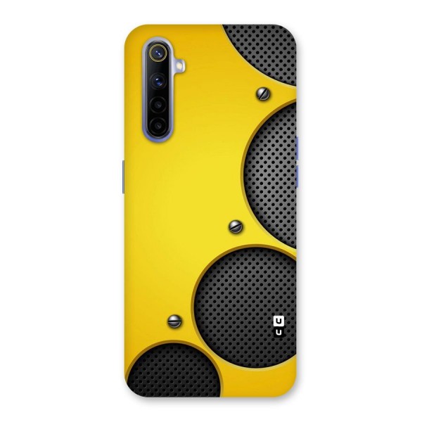 Black Net Yellow Back Case for Realme 6