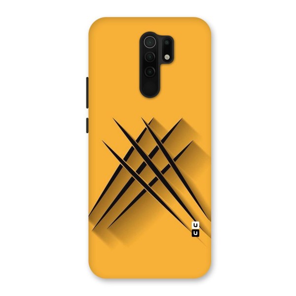 Black Paws Back Case for Redmi 9 Prime