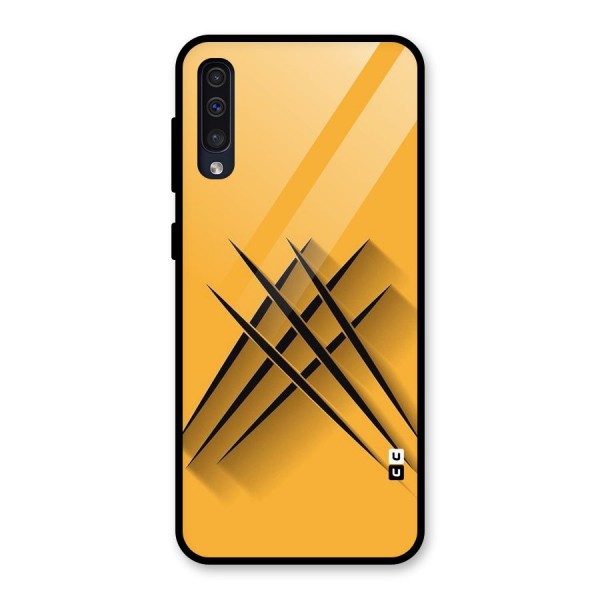 Black Paws Glass Back Case for Galaxy A50s