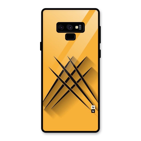 Black Paws Glass Back Case for Galaxy Note 9