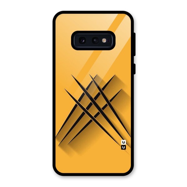 Black Paws Glass Back Case for Galaxy S10e