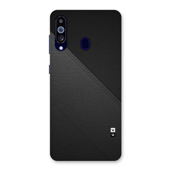 Black Polka Stripe Back Case for Galaxy A60