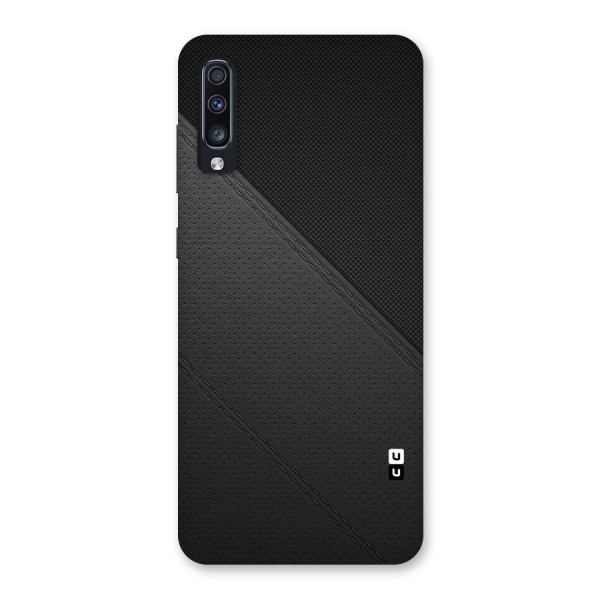 Black Polka Stripe Back Case for Galaxy A70s