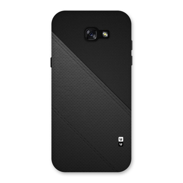 Black Polka Stripe Back Case for Galaxy A7 (2017)