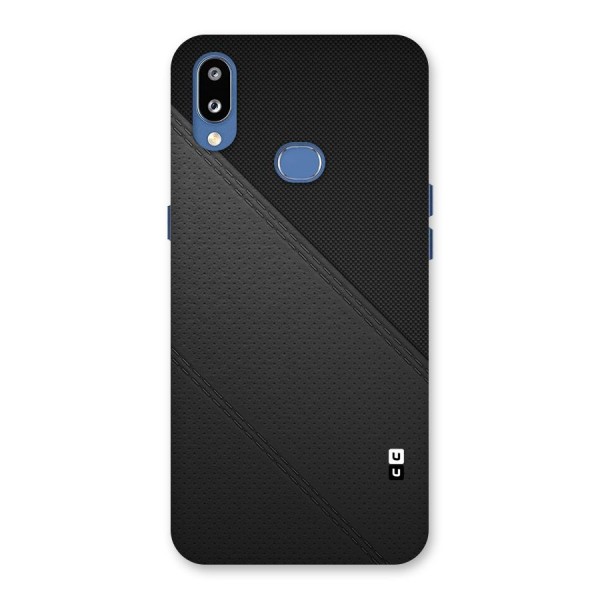 Black Polka Stripe Back Case for Galaxy M01s