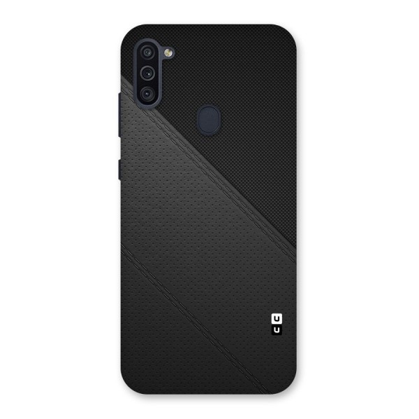 Black Polka Stripe Back Case for Galaxy M11