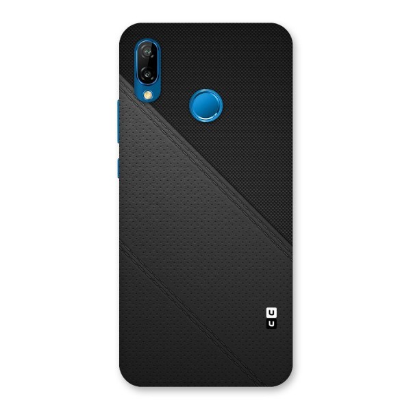 Black Polka Stripe Back Case for Huawei P20 Lite