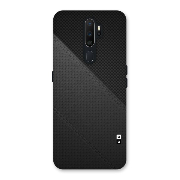 Black Polka Stripe Back Case for Oppo A5 (2020)