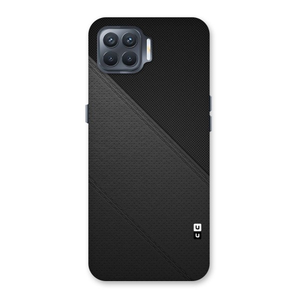 Black Polka Stripe Back Case for Oppo F17 Pro